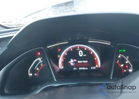 2020 Honda Civic Sport z USA, uszkodzony, nr VIN 2HGFC2F81LH551064